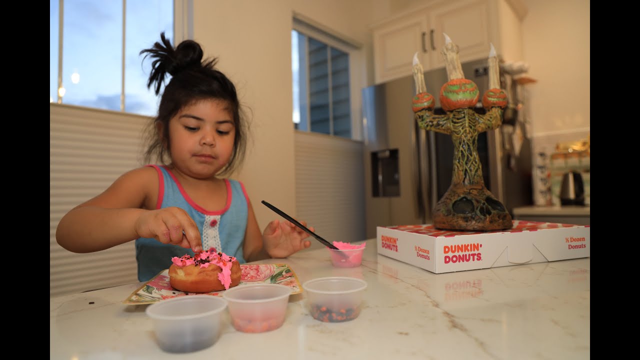 Halloween DIY Dunkin' Donut Decorating Kit YouTube