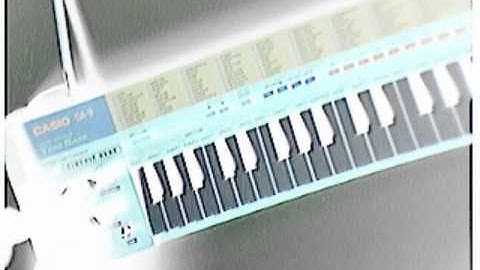 Casio SA-9 by S-Cat. Circuit bent