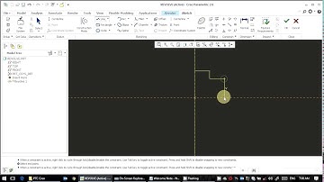 Revolve feature in creo parametric (2.0/3.0/5.0)