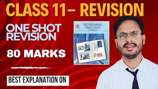 11 TH STD  | SP |  80 Marks |  ONE SHOT REVISION |   LECT no:1  2026