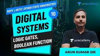 Logic Gates, Boolean Function | Lec 10 | Digital Systems | RGPV, AKTU and other Universities