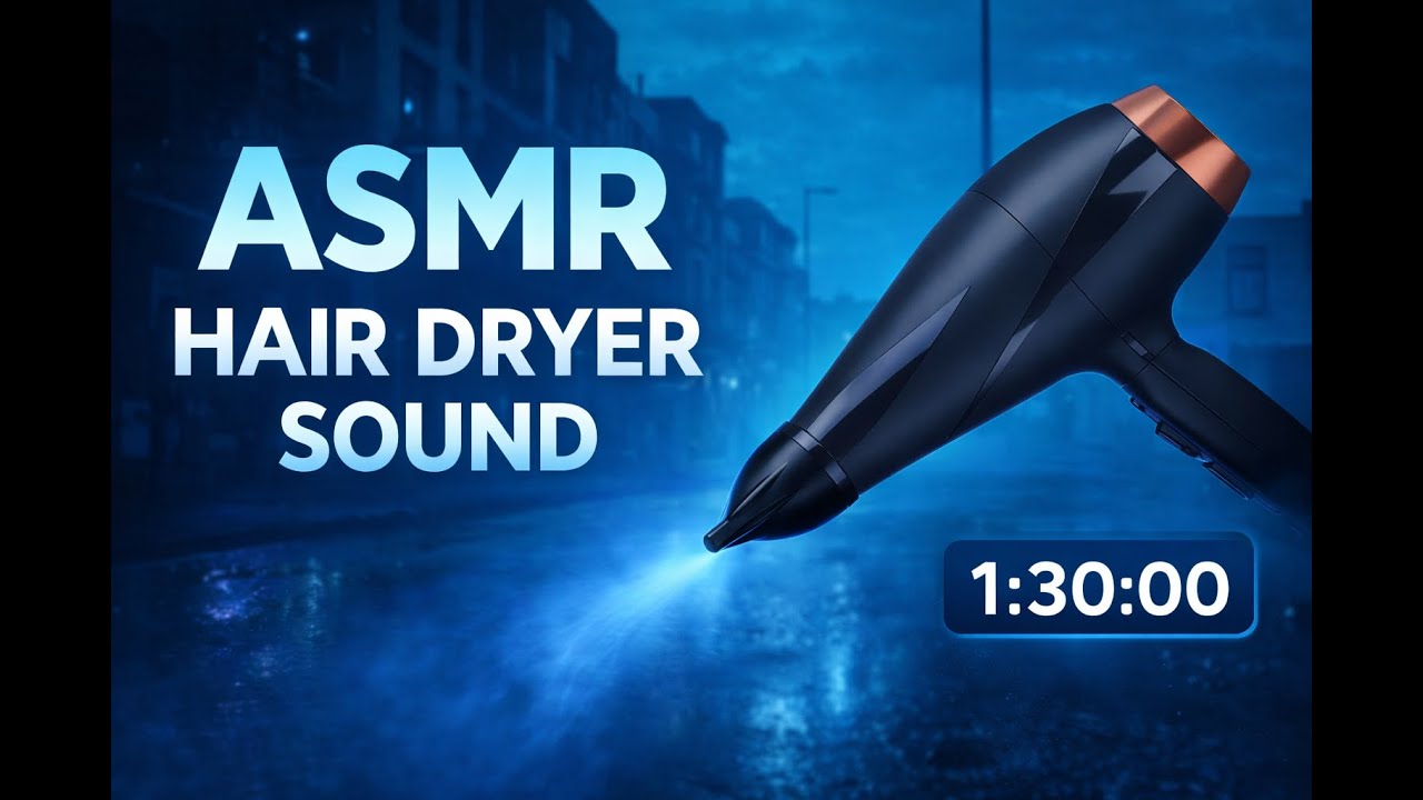 Black Screen Hair Dryer Sound