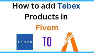 How To Add Tebex Products In Fivem Server