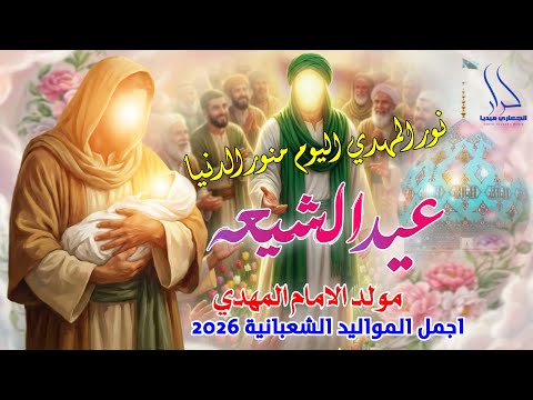 جديد اجمل مواليد الأمام المهدي افراح شعبان 2026 نور المهدي منور الدنيا عيد الشيعة حازم الخزعلي 