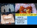 How to draft a tube top /Strapless bustier top/ Bustier blouse/ tube blouse/ strapless bodice.