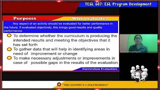 Curriculum Evaluation