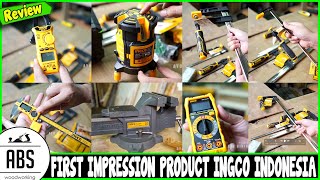 UNBOXING PAKET DARI INGCO - Line Laser, Digital Caliper, Multimeter, Tang Amper, F Klem, Ragum DLL