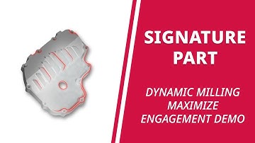 Dynamic Milling Maximize Engagement Demo | Mastercam 2024 Signature Parts