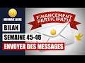 Vidéo monnaie libre : Bilan + envoyer un message (semaine 45-46)