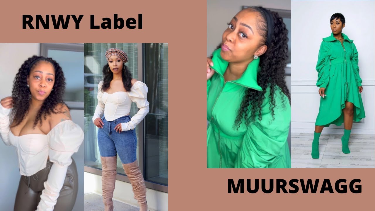 Black Female Owned Clothing Brand Try On Haul RNWY Label & MUURSWAGG