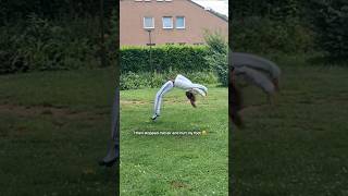 that hurt SO BAD//😭🙈//#gymnast #fypシ #flips #fail #faith #shorts #sports #viral