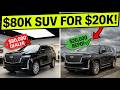Buy a $80K Luxury SUV for Under $20K | The Bank Repo GOLDMINE Nobody Tells You About