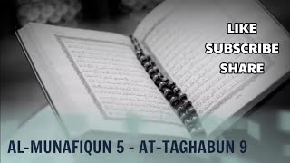 Al-Qur'an Surah Al-Munafiqun 5 - At-Taghabun 9 Using Rost Tone (Ummi Method/Tilawati Method)