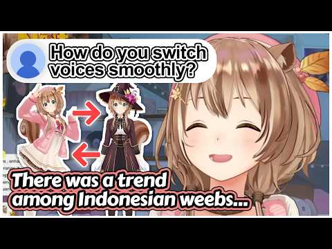 Risu Shares the Origin Lore of Her Voice-Switching Skills [Hololive ID]