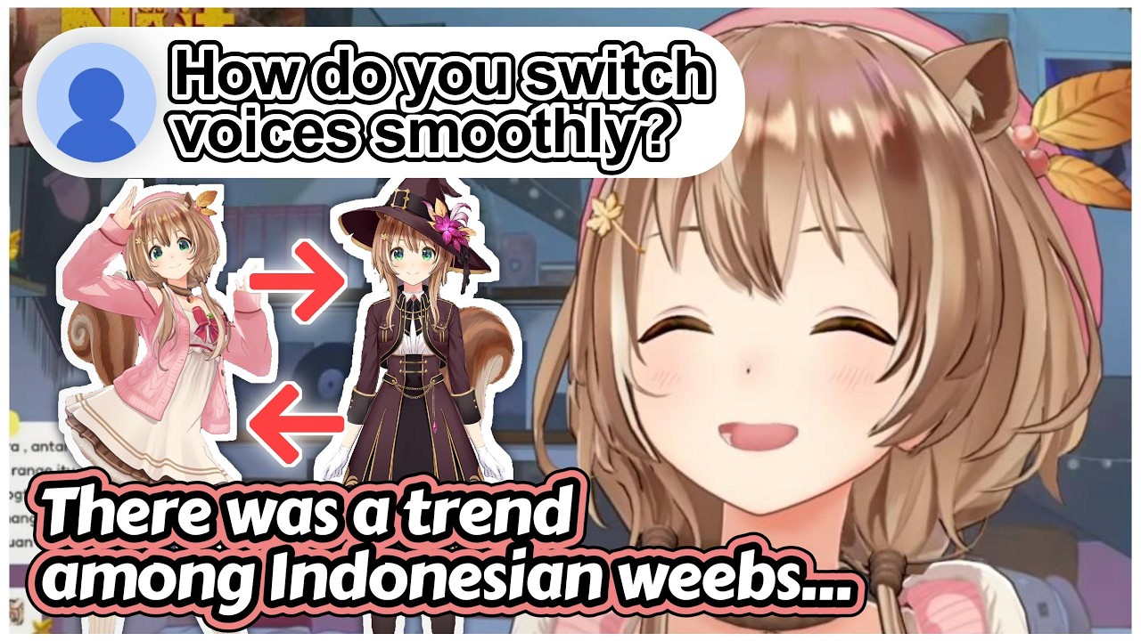 Risu Shares the Origin Lore of Her Voice-Switching Skills [Hololive ID]