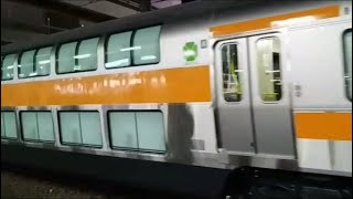 【グリーン車2編成目】中央線E233系T24編成(グリーン組み込み)試運転 立川駅発車