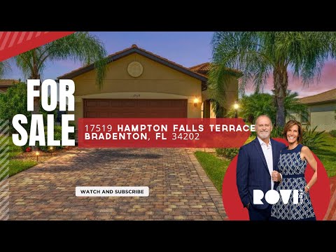 17519 Hampton Falls Terrace, Bradenton, FL home video tour