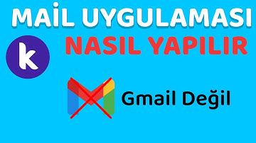 (Ücretsiz AİA) Kodular Mail Uygulaması Nasıl Yapılır|Kodular Mail Uygulaması Yapımı| Part 1