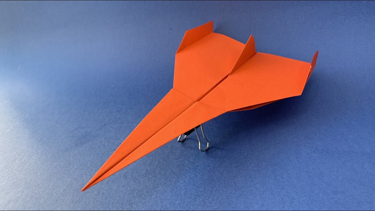 Comment faire un Avion en Papier qui vole longtemps et loin | Avion de