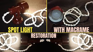 Easy DIY Macrame Light | Restoration of Light With Macrame | Macrame Mentor Macy Zaky