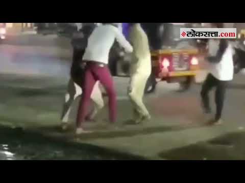 प्रेयसीच्या वादातून दोन गटात तुंबळ हाणामारी