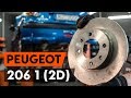 Wie PEUGEOT 206 1 (2D) Bremsscheiben hinten wechseln [AUTODOC TUTORIAL]