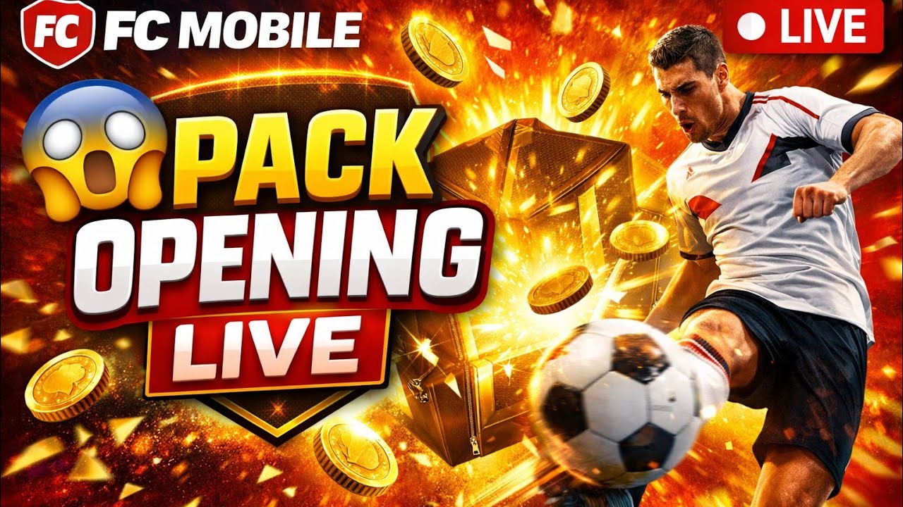 🔥 FC MOBILE LIVE 🔥PACK OPENING 😱 | RANK PUSH 💪 | GOAL MACHINE ⚽ | LIVE MATCH 🔴या छोटा और खतरनाक:😱 FC