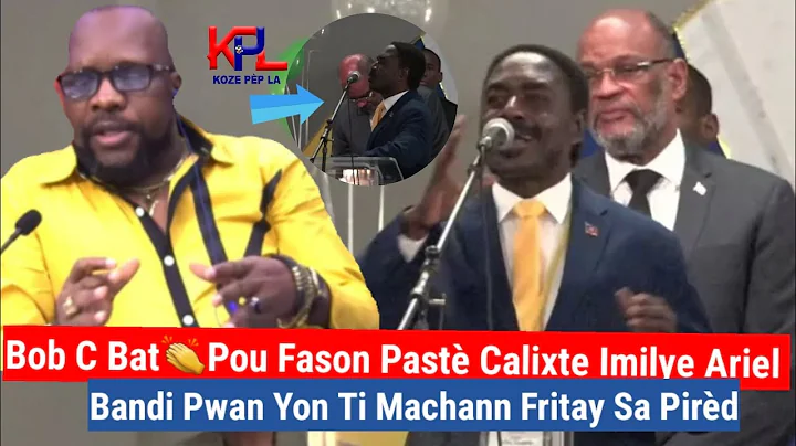 Bob C kontan Bat Pou Fason past Calixte Fleuridor ...