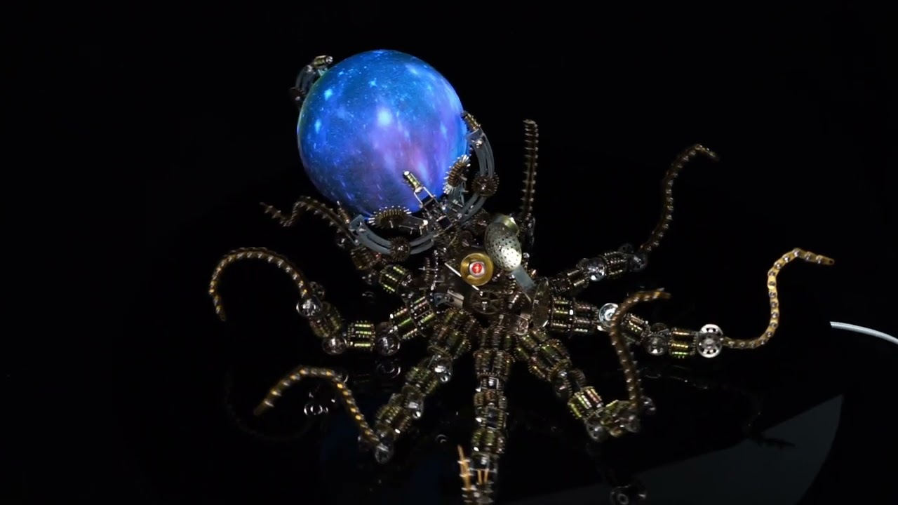 Steampunk Octopus Model Kits to Build - YouTube