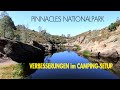 Pinnacles Nationalpark Kalifornien, Vol.2 | Camping-Setup Verbesserungen