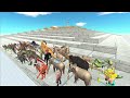 ARBS Speed Race. Climb on the pyramid course! | Animal Revolt Battle Simulator