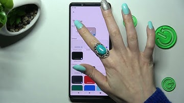 How to Personalize Keyboard Theme in Sony Xperia 5 IV -  Apply New Keyboard Background