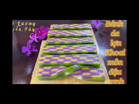 Video Làm Bánh da lợn KHOAI MÔN ĐẬU XANH thơm ngon đẹp... - youtube