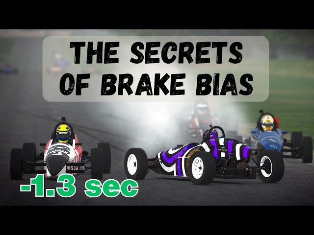 Iracing　ブレーキバランス調整　タイヤ　ラップタイム　in-carスイッチ Iracing ブレーキバランス調整 タイヤ ラップタイム in-car