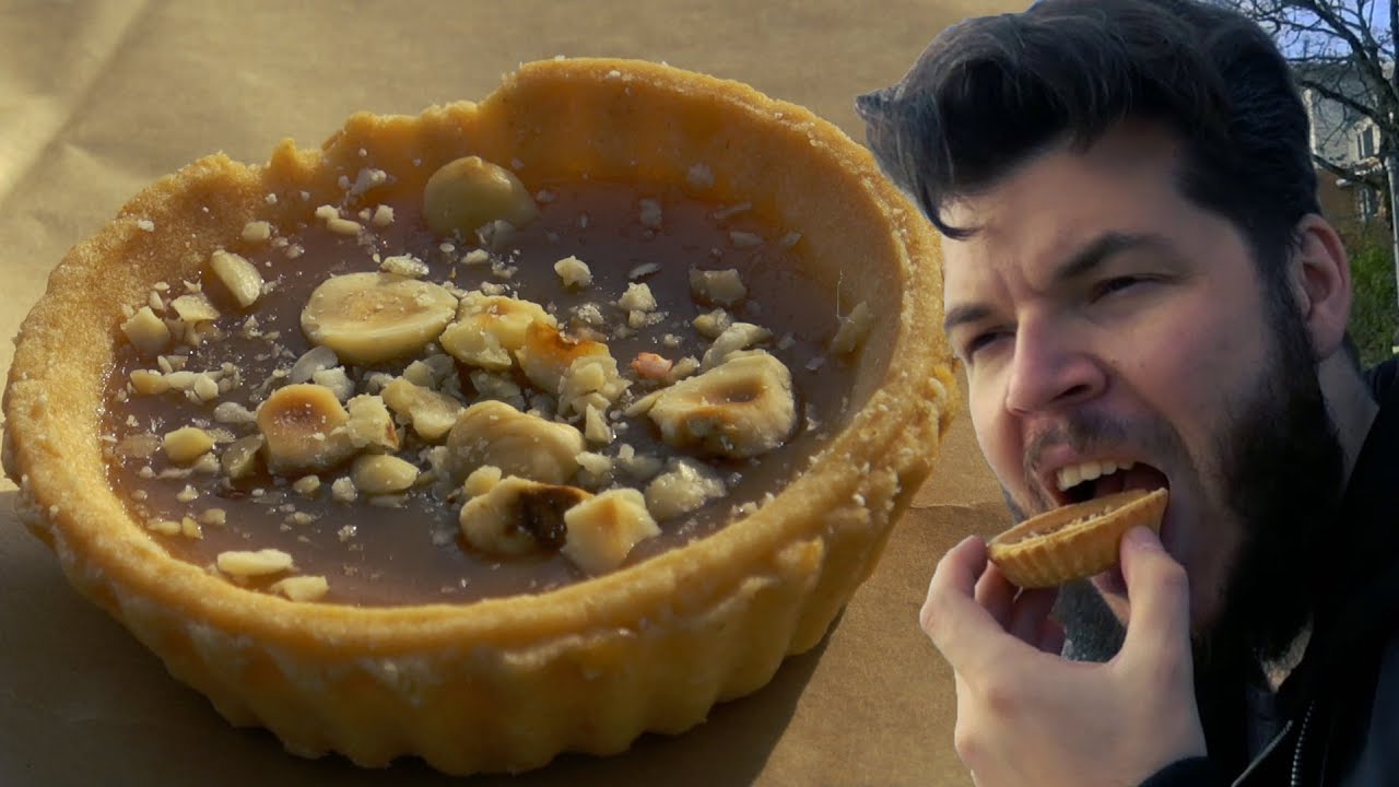 Testar en sjukt god saltkola-tartelett