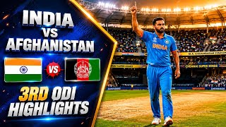 IND vs AFG 3rd ODI Highlights 2026 | Ultra HD Realistic Graphics| Xecute Cricket | GC5 