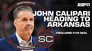 🚨 BREAKING NEWS 🚨 John Calipari finalizing deal to become Arkansas' next head coach | SportsCenter