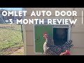 Omlet Automatic Chicken Door 3 Month Review (Over Winter)