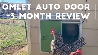 Omlet Automatic Chicken Door 3 Month Review (Over Winter)