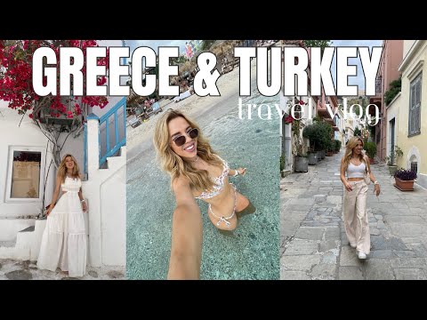 GREECE & TURKEY TRAVEL VLOG | Athens, Santorini, Mykonos, Istanbul | travel vlog