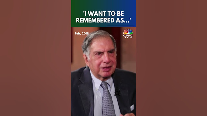 How Ratan Tata Wanted The World To Remember Him | Ratan Tata News | N18S