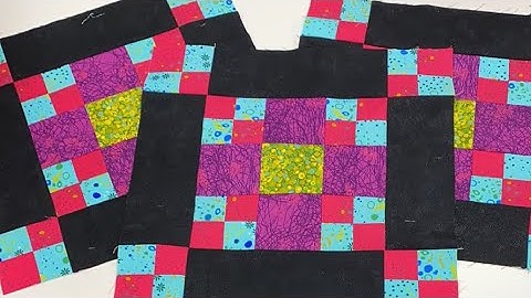 Sun Prints Chains Quilt by John J. Cole-Morgan - Block 1