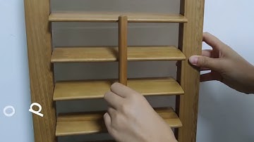 Different plantation shutter tilt rod types