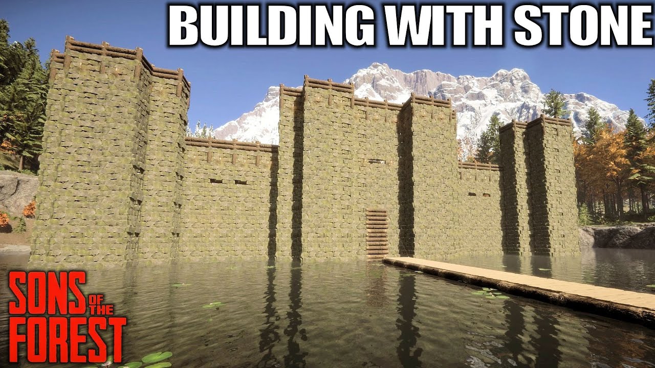 Stone Building Update Sons of The Forest Gameplay YouTube