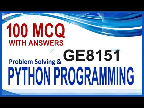 100 MCQ -GE8151