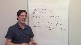 Raoult’s Law Example Problem: Chapter 13 – Part 9