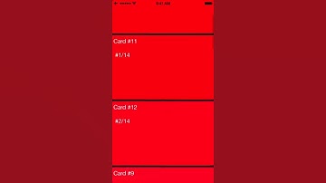 Dex Gradient Card View Animation