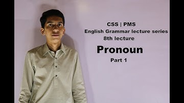 CSS | PMS |English Grammar  series|8th lecture|Pronoun Part 1|Rules to solve PRONOUN|by Dr. Rehan