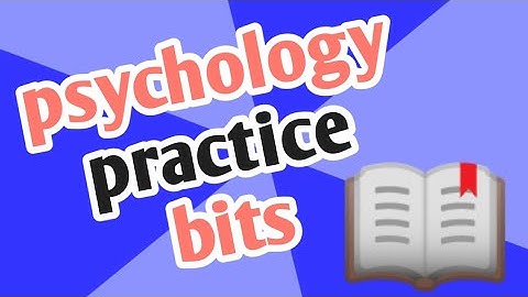 #psychology practice bits📖#apdsc#2024#tsdsc#@itlumeechandu