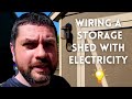 Do you run electricity into your storage shed?  I added some lights and outlets.  Here's what I did.